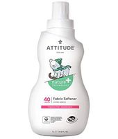 ATTITUDE Natural Baby Fabric Softener, Hypoallergenic, Free of Dye and Enzyme, Fragrance-Free, 33.8 Fluid Ounce, 40 Loads