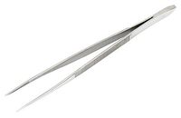 Forceps, Slver, 4-1/2 In L, Stanless Steel