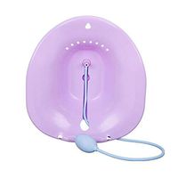QBYLYF Sitz Bath Toilet Bidet Tub Over The Toilet Perineal Soaking Bath for Hemorrhoidal Relief and Pregnant Women Health Care (Color : Purple)