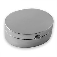 Select Gifts Sterling silver oval pill box