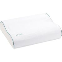 Standard, Visco-Elastic Memory Foam Visco Elastic Contour Bed Pillow With Outlast Cover, White (1)