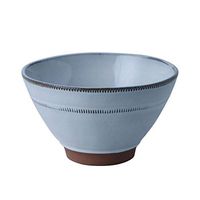 ZSQAI Ceramic Ramen Soup Bowl Retro Tableware Household Breakfast Salad Bowl Chicken Soup Bowl