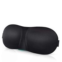 Sleep Eye Mask for Men Women, Upgraded Contoured 3D Eye Mask Eye Cover with Ear Plug Travel Pouch, Comfortable Sleeping Mask No Pressure On Your Eyeballs, Block Out Light 07 (Black)