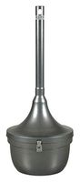 Cigarette Receptacle, 4-1/2 gal., Charcoal