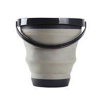 NewPinky Foldable Pail Bucket Fishing Folding Bucket Car Wash Portable Collapsible Buckets Multi Purpose Outdoor Thick Barrel Fishing Camping Supplies