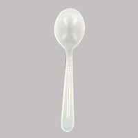 Direct Link Ipack Solutions Heavy Weight Cutlery Soupspoon White, Polypropylene | 1000/Case