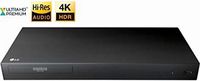 LG 4K Ultra Multi Region Blu Ray Player - Multi zone A B C Blu-ray Pal Ntsc - Dual Voltage -Bundle with Dynastar HDMI Cable