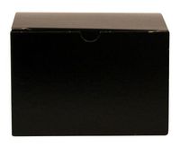 Premier Packaging AMZ-142001 10 Count Gloss Decorative Gift Box, 6 by 4 by 4-Inch, Black