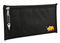 Cali Crusher 100% Smell Proof Pouch w/Locking Key (11in x 6in) (Black/Orange)