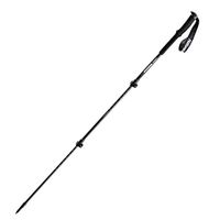 Crutches Ultralight Aluminum Trekking Poles Telescopic Folding Cane Climbing Outdoor Equipment Gray Black (Color : Black, Size : 62cm)