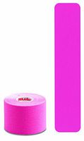 Mueller Sports Medicine Kinesiology Tape I-Strip Roll (20 Strips), Pink, 2" x 9.75"