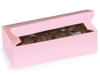 1 Pc Candy Boxes - 1 lb Pink Candy Boxes 7x3-3/8x2" - (2 Packs; 100 Per Pack) - Wraps-CBP2