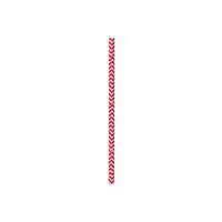 Hoffmaster 600181 Simply Baked Paper Cocktail Straw, 5.5" Long, Scarlet Chevron (Pack of 500)