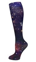 Prestige Medical 12 Inch Soft Compression Socks, Space, 2 Count