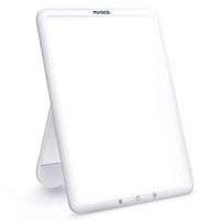 Miroco Light Therapy Lamp, UV-Free 10000 Lux LED Therapy Light, Timer Function, 90° Rotatable Standing Bracket, Adjustable Brightness Levels, Touch Control, Memory Function for a Happy Life (Renewed)