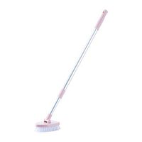 Guerbrilla 1Piece Scalable Rotatable Long Extendable Handle Removable Floor/Wall/Bathtub Plastic Hard Stain Remover Dust Cleaning Scrub Brush with Stiff Bristle,Length 22" to 38"