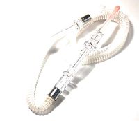 Washable Lounge Style Hookah Hose White bonus 6 mouth tips & Grommet