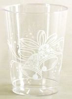Wedding Bells 10 oz Plastic Tumblers 125 Pack
