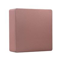 Tianhui Classic Box Rectangular Gold Empty Tin Box Containers, Gift, Jewelery and Storage Tin Kit, Home Organizer (Gold, Square)