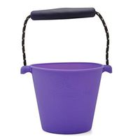 Beach Toys Bucket Foldable Silicone Pail Collapsible Sand Buckets Shower Bath Pour Bucket Hand-held Barrel