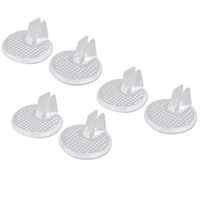 3 Pairs Soft Silicone Flip-Flop Gel Cushions Pad Toe Protectors Guards for Thong Sandal Flip Flop Gel Inserts Guards Insoles Shoes Grip Pads