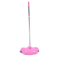 QJSDM Brush Cleaning Tools Stainless Steel Sweeping Machine Push Type Hand Push Magic Broom Dustpan Handle Household Cleaning Hand Push Sweeper