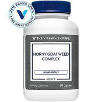 The Vitamin Shoppe Horny Goat Weed Complex, with Tribulus, Enhanced Complex for Men, Men's Health (60 Capsules)