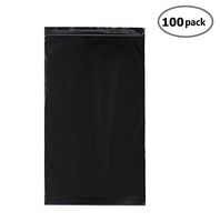 Trail Essentials Feminine Personal Disposal Bags Refill Pack- Black Opaque Bags for Sanitary Disposal, Discreet Disposal for Tampons, Pads, and Liners (100 Refill Bags)