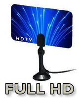 Digital Flat Thin Leaf Tv Antenna HDTV Antenna UHF/VHF FM Radio - Flagship Model