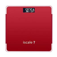 Cuiedailqhb 180kg Accurate Electronic Weight Tempered Glass Home Bathroom Floor Body Scale - Red
