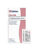 Safetec Hydrocortisone 1% Cream .9 g. Pouch 144 ct. Box (Pack of 2 Boxes)