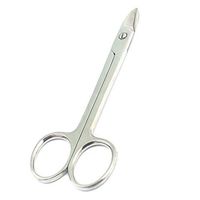 LAJA IMPORTS BEEBEE Crown Scissor, Straight, 1 Side Serrated, 10.5CM/4.25"