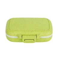 Portable 3 Slots seal folding Pill Cases Jewelry candy Storage Box Vitamin Medicine Pill Box Case Container Wheat stalks