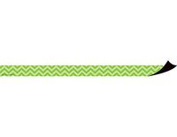 Teacher Created Resources Lime Chevron Magnetic Strips (77138)
