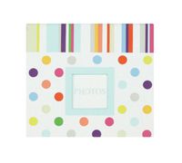 CR Gibson Deluxe Photo Book, Dots and Stripes,