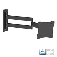 Black Full-Motion Tilt/Swivel Wall Mount Bracket for Insignia NS-24E340A13 24" inch LED HDTV TV/Television - Articulating/Tilting/Swiveling