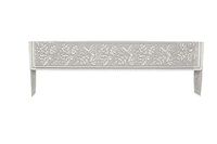 Heritage Lace Oak Leaf 19"x9"5 Café Mantle Scarf