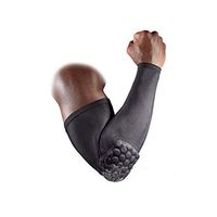 Mens Sport Basketball Shooting Elbow Pads Protector Support Guard Elastic Compression Arm Sleeve Warmers,Black,M