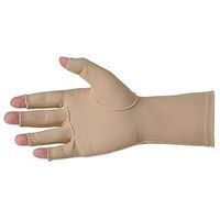 Over-the-Wrist Edema Gloves, Open Finger, Comfortable Economical Gloves Provide Gentle Compression, Right Hand, X-Small