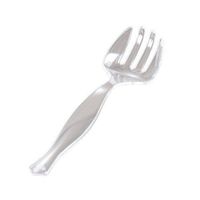 Yoshi Ware EMI Party Tray Clear Plastic Serving Fork - 144 per case.