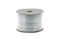 Cat3 Silver Satin Modular Cable, 6 Conductor, 1000 Ft,