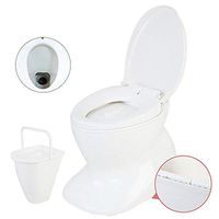 XIHAA Mobile Toilet Anti-Skid Pregnant Women Toilet Elderly Portable Patient Adult Commode,Elderly Pregnant Women Mobile Adult Household Portable Commode,B