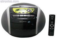 Sony CFD-E90 Psyc CD Radio Cassette Recorder Boombox (Black)