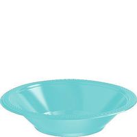 12oz Plastic Bowls | 20ct (Robin's Egg Blue) by Amscan