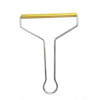 Lint Remover for Clothes, Sweater Shaver Fabric Fuzz Remover Comb for Wool Cashmere Ball Pill Bobble Pet Hair, Copper Lint Rollers Clean Tool (Copper and Sliver)