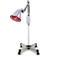 100W Infrared Floor Stand Lamp Health Therapy for Thermotherapy Muscle Pain Relief Accupuncture Treatment Adjustable Arms with Wheels