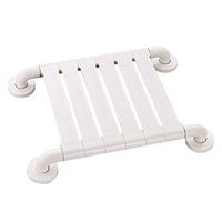 Bath Stool Bathroom Chairs Seat Shower Stool Bathing Non-Slip Wall Chair Change Shoe Bench Shower Backrest with Stainless Steel Frame and High Antibacterial Nylon Outer Tube