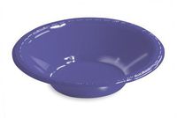 Club Pack of 240 Grape Purple Small Round Premium Disposable Plastic Party Bowls 12 oz.