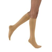 BSN Medical 115457 Jobst Opaque Compression Hose, Knee High, 20-30 mmHg, Closed Toe, Medium, Honey