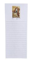 Basset Hound Magnetic Refrigerator List Pad